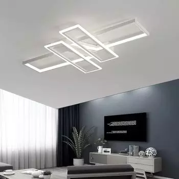 Потолочный светильник в европейском стиле, черный светодиодный потолочный светильник для гостиницы, гостиной, спальни, офиса, нейтральный свет 4500k