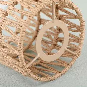 Потолочный светильник в стиле бохо, плетеный вручную, абажур из ротанга, подвесной светильник, абажур из подвесной лампы