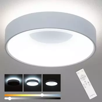 Потолочный светодиодный светильник 8 татами 36 Вт Освещение Непрямое солнечное затмение Ночной светильник Потолочный светодиодный пульт дистанционного управления 12 уровней цвета Светодиодный японский потолок