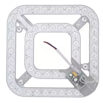 Потолочный вентилятор светодиодный светильник сменный 24 Вт 2100 лм 3 цветовые температуры потолочный светильник круглый фитиль модуль