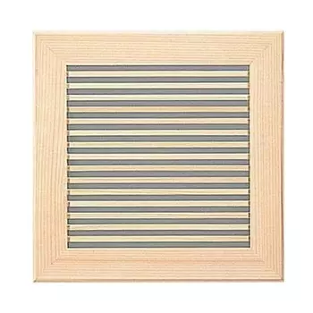 Потолочный встраиваемый вентилятор Panasonic с решеткой 32 типа, горизонтальная решетка/натуральное дерево/кедр FY-32L15