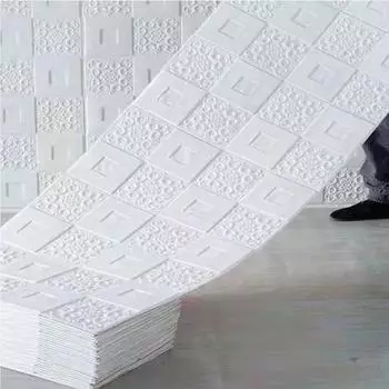Потолок 3D Наклейки на стену Самоклеящиеся обои Фоновое украшение Покрытие Уродливые водонепроницаемые влагостойкие обои 1pcs-70cmX1m