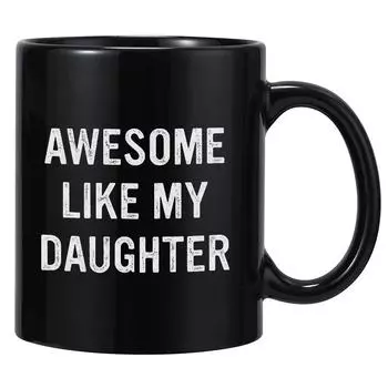 Потрясающая Как День Отца Дочь День Матери Папа Керамическая Кофейная Кружка Чайная Чашка 301-400ml