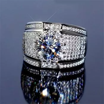 Потрясающее обручальное кольцо с микроциркониями в винтажном стиле на день святого Валентина, универсальное и всегда актуальное, для повседневного блеска 6