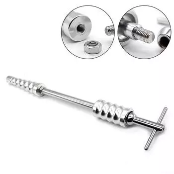 Потрясающие результаты при ремонте вмятин без покраски. Съемник клея/вкладки с Т-образным скользящим молотком.