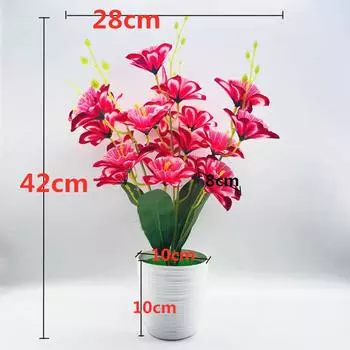 Potted Daffodils Simulation Artificial Artificial Flowers And Plants Bonsai
