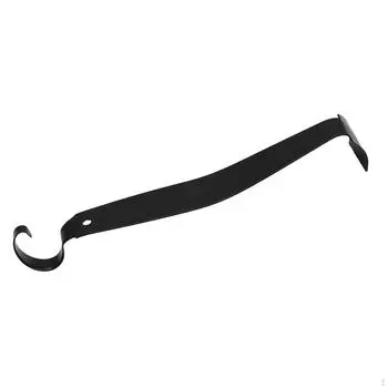 Pottery Trimming Tool Double Ended Easy to Use Versatile Black Stainless Steel Clay Shaping for