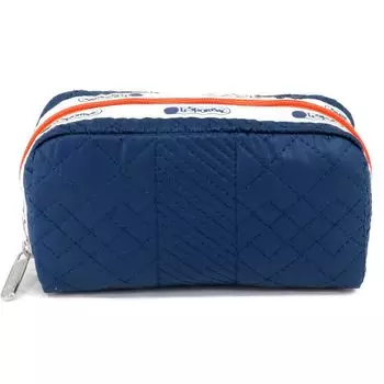Pouch 6511 RECTANGULAR COSMETIC E968 SWEATER QUILTING NAVY [LeSportsac] [item]