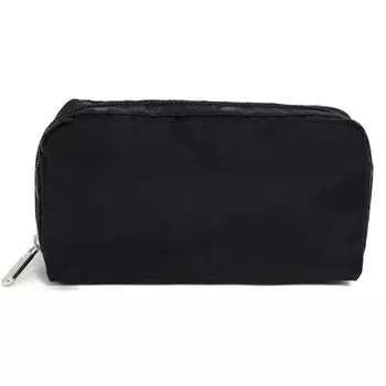 Pouch 6511 RECTANGULAR COSMETIC R086 RECYCLED BLACK [LeSportsac] [Item]