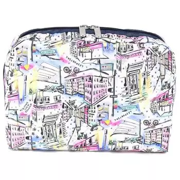 Pouch 7121 EXTRA LARGE RECTANGULAR COSMETIC HA70 NYC WINTER WONDERLAND [LeSportsac] [Item]