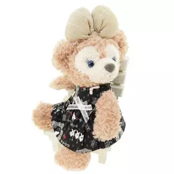 Pouch Duffy Shelliemey Costume 28cm Clothes Disney Duffy Shelliemey Alice in Wonderland Pattern Dress Black Single [112P. Item] чёрный