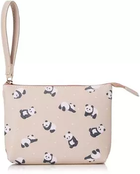 Pouch Mini Pouch Panda Covered A37 Beige [Aldi] A37-16BE
