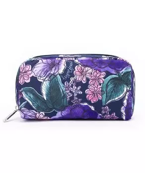 Pouch RECTANGULAR Painted Blooms Navy [LeSportsac] [Official] COSMETIC/6511