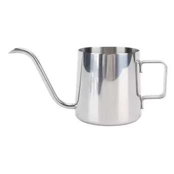 Pour Over Kettle Gooseneck Spout Coffee Tea Pot Camping Coffee Pot for Travel Outdoor 304 Stainless 240ML