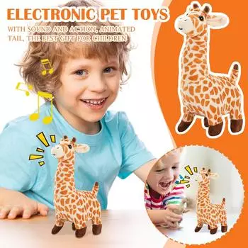 Поющая игрушка жираф Детская творческая кукла Радость имеет детский интерес One Size