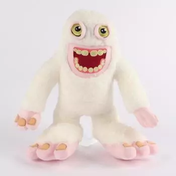 Поющая плюшевая кукла Мягкие игровые персонажи Милый хор Мягкая игрушка Музыкальные стили Мягкая подушка белый