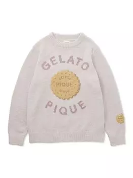Powder Biscuit JQD Pullover PWNT245180 PNK Free Size [Gelato Pique] Women s розовый