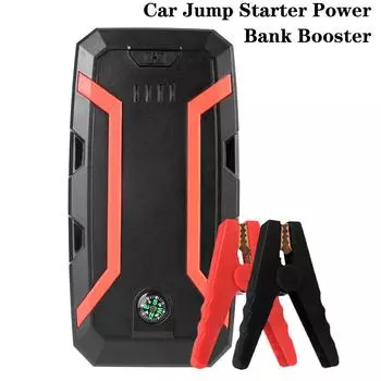 Power Bank Booster Автомобильные аксессуары Автоматическое пусковое устройство Аварийный запуск автомобиля Пусковое устройство 12 В 3000 А Автомобильный аккумулятор Портативный стартер 22200 мВтч Red