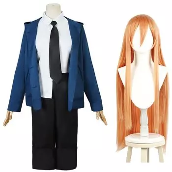 Power Cosplay Blue с Pawako Blood Tokyo Public Security Special Section Культурный фестиваль Event Power с [NOKIJP] Костюм, парик, косплей, Majin,