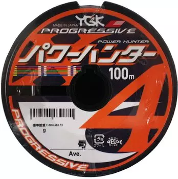 Power Hunter Progressive X4 Multicolor 100m 12 connections 1 X-Braid [1200m] No.