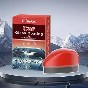 Power Magic Glass Coating Концентрированное водоотталкивающее средство для удаления пятен и масляной пленки с лобового стекла Набор для чистки автомобиля Мышь для чистки стекол