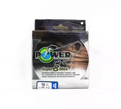 Power Pro Super 8 Slick Spectra Line 10 фунтов на 150 ярдов синего цвета (0138)