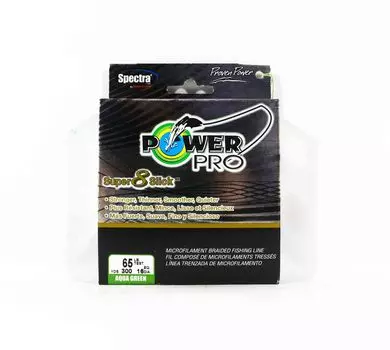 Power Pro Super 8 Slick Spectra Line 65 фунтов на 300 ярдов, зеленый (0756) зелёный