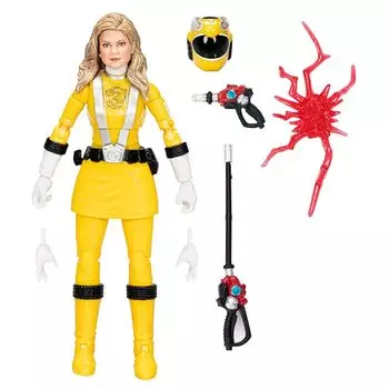 Power Rangers Lightning Collection RPM Yellow Ranger 6 дюймов Премиальная коллекция фигурок игрушек с аксессуарами Целевой возраст 4 года и старше