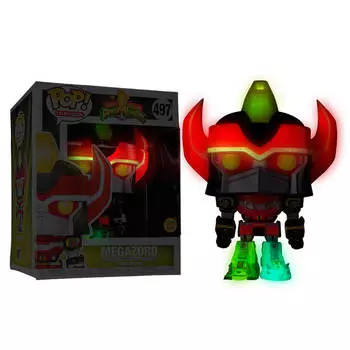 Power Rangers Megazord Glow, эксклюзивный для США 6-дюймовый поп! винил