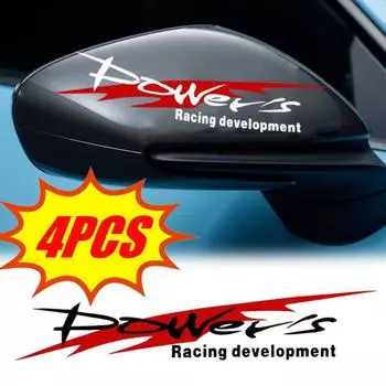 Power s Racing Development Наклейка на автомобиль, мотоцикл, кузов, персонализированная спортивная наклейка, автоматическая внешняя модификация, аксессуары 1x