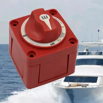 Выключатель питания Отключение Водонепроницаемый с ручкой Лодка для яхты Single Circuit 6006