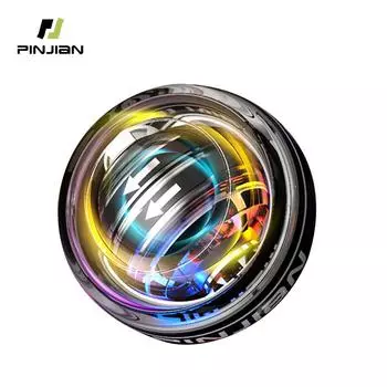 Power Wrist Ball LED Self-Starting Grip Gyro Ball Gyroscope Trainer Hand Muscle Relax Arm Fitness Home Exercise Sports Equipment
