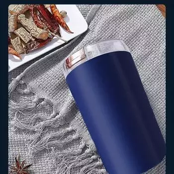 Powerful Electric Coffee Bean Herb Grinder, Electric Food Processor Spice, Mills Espresso Grinder One Touch Push-Button Control us белый