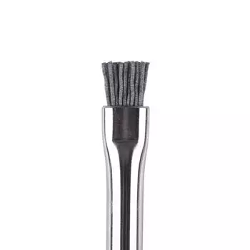Powerful Fish Tank Cleaning Brush Stainless Steel Soft Hard Bristles Brush Algae Brush Home Soft brush