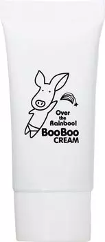 поверх солнцезащитного крема Boo Boo 32 г SPF30 Для лица и тела, предотвращения появления пятен от УФ-излучения и тусклости. Основа под макияж Увлажняющий rainboo! PA++ Без парабенов
