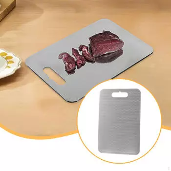 Поверхностная разделочная доска из нержавеющей стали для размораживания с нескользящим покрытием 15cmx24cm