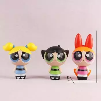 Powerpuff Girls The Season Action Figure Cartoon Model Toy Decoration Gift Child
