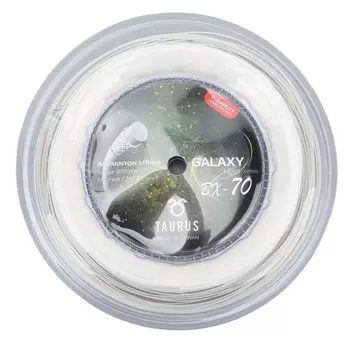 POWERTI BX70 струна для ракетки для бадминтона, высокоэластичная нейлоновая струна для ракетки для бадминтона, струна для бадминтона, катушка 200 м, 0,7 мм (белый) белый