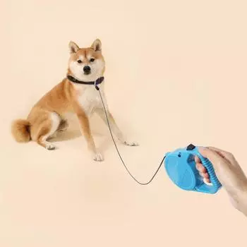 Поводок для домашних животных, автоматический поводок-рулетка для кошек и собак, поводок для маленьких собак Teddy, цепь, поводок для выгула собак 3M/ABS material (opp bag) синий