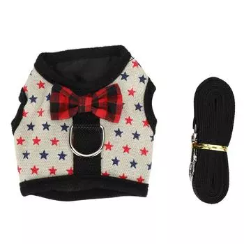 Поводок для маленьких животных, нагрудный ремень, шлейка, жилет для кроликов, хомяков, морских свинок, товары для животныхM