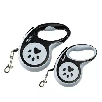 Поводок для собак 3 м 5 м для маленьких собак, кошек, выдвижной прочный дизайн в виде лапы, поводки для домашних животных, прогулки на открытом воздухе, товары для чихуахуа, Йоркшир 3M зелёный