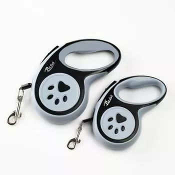 Поводок для собак 3 м 5 м для маленьких собак, кошек, выдвижной прочный дизайн в виде лапы, поводки для домашних животных, прогулки на открытом воздухе, товары для чихуахуа, Йоркшир 3M зелёный