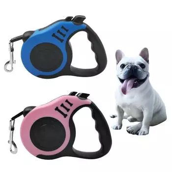 Поводок для собак 3 м, прочный поводок, автоматический выдвижной нейлоновый поводок для кошек, удлинитель поводка для щенков, прогулок, бега, рулетки для собак, поводок для домашних животных 3M