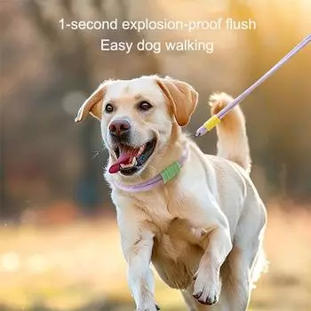 Поводок для собак Cloud Bubble Hands Free, поводок на плечо и талию для выгула собак, удобно держать, ручка из пены NBR S синий