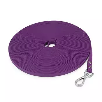 Поводок для собак, длинные поводки из ПВХ, легко чистящаяся тяговая веревка для маленьких, средних и больших собак, приучение к прогулке, водонепроницаемые поводки для домашних животных S 1.5m