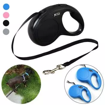 Поводок для собак маленьких собак кошек автоматический выдвижной щенок тяговый трос для путешествий и прогулок йоркширский мопс рулетка товары для животных на открытом воздухе 3M