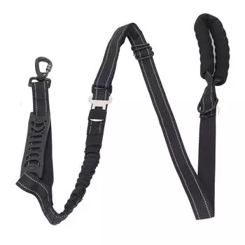 Поводок для собак повышенной безопасности, нейлоновый светоотражающий эргономичный ремень, надежное крепление, автомобильный ремень безопасности, для домашних животных, собак