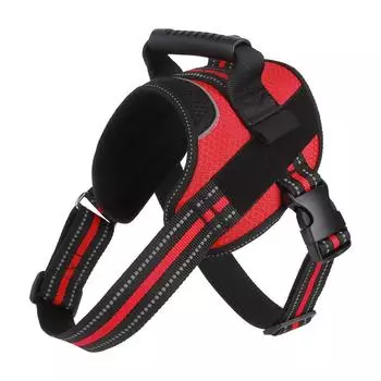 Поводок для собак седельного типа, нагрудный ремень для больших собак, небьющийся поводок для собак, поводок для домашних животных S
