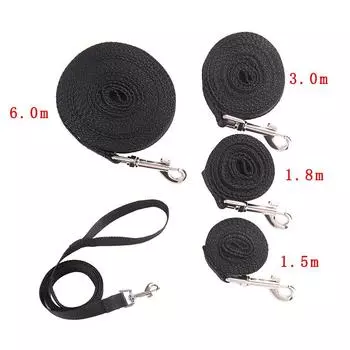 Поводок для собак средних и больших собак, домашних щенков, кошек, тренировочный поводок для прогулок, нейлоновая веревка для больших собак, длинные поводки 6 м, 10 м, 15 м, 20 м, 30 м, 50 м 30 m x 2.0 cm