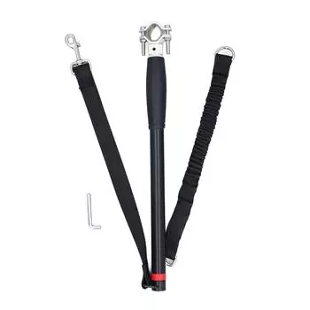 Поводок для велосипеда и собаки, простая установка, улучшенный контроль, гибкий поводок для безопасности велосипеда и собаки для занятий на открытом воздухе